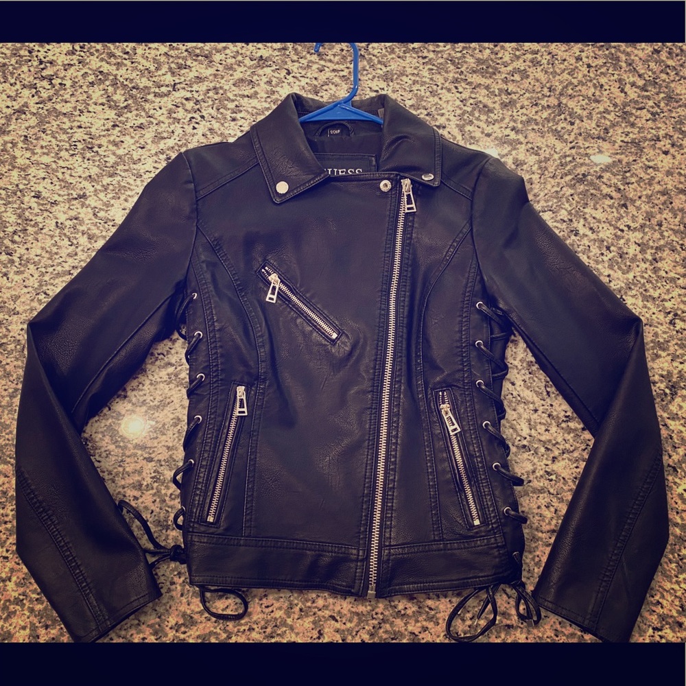 Guess Faux Leather Jacket
